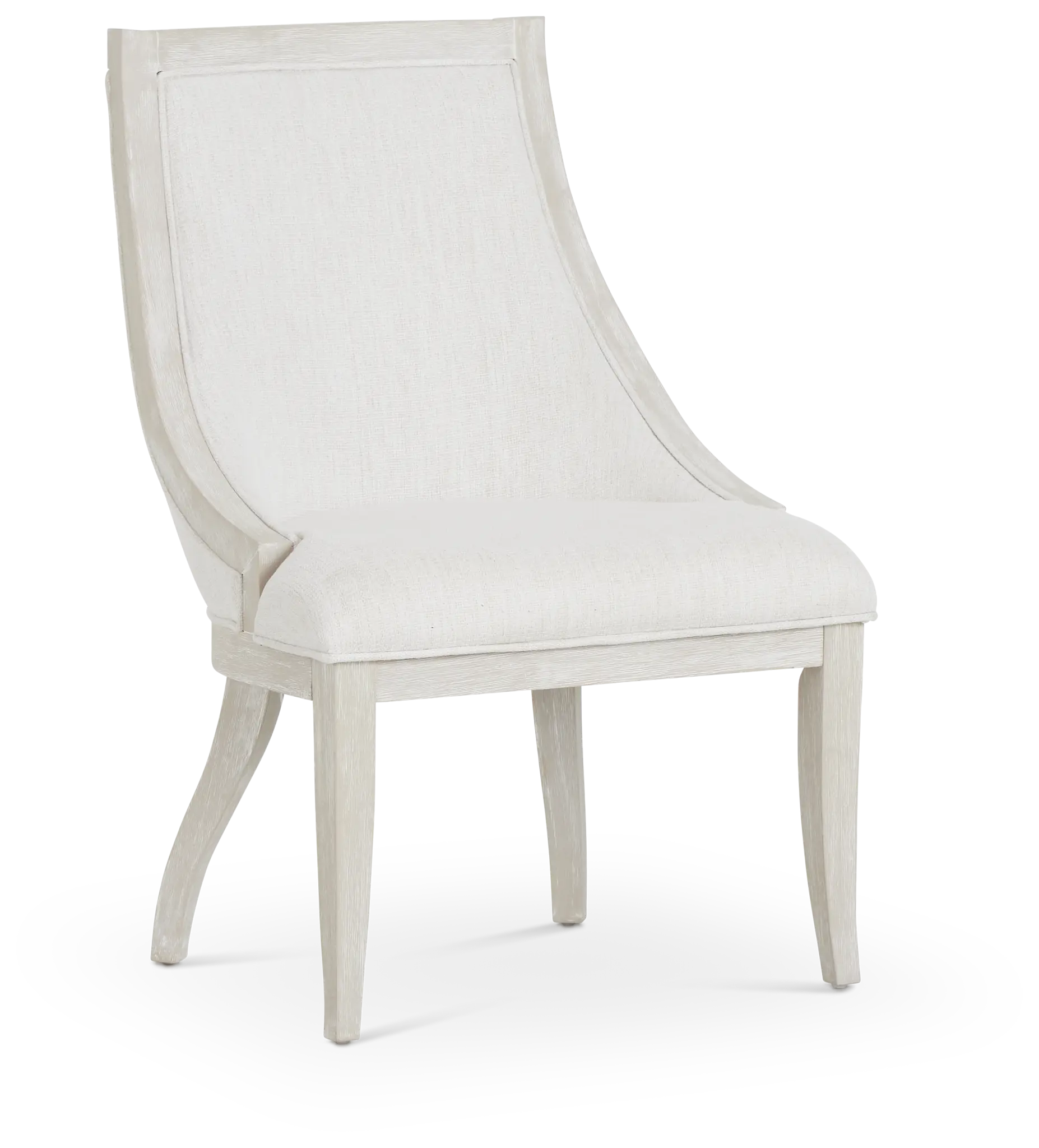 Boca Grande Light Tone Curved Upholstered Side Chair Boca Grande Light Tone Curved Upholstered Side Chair