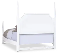 Carolina White Poster Bed