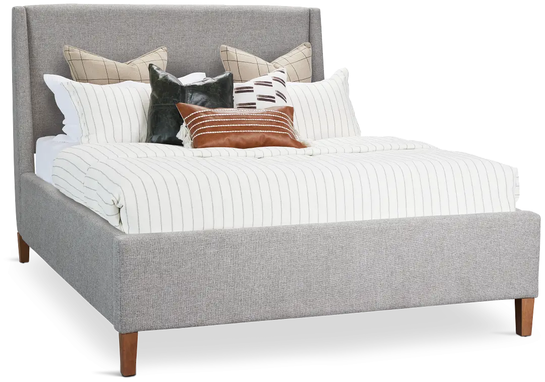 Provo Gray Uph Panel Bed Provo Gray Uph Panel Bed