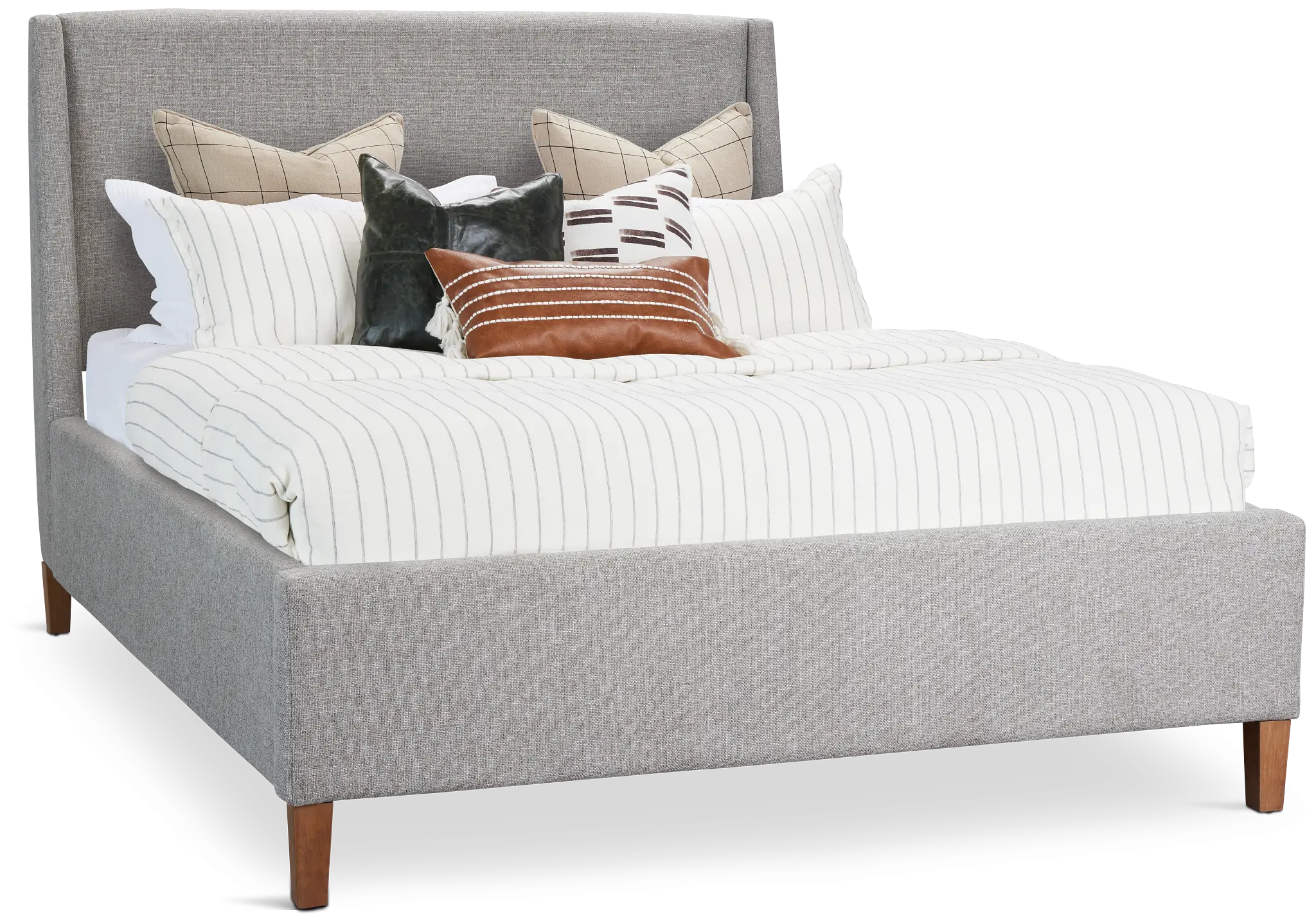 Provo Gray Uph Panel Bed Provo Gray Uph Panel Bed