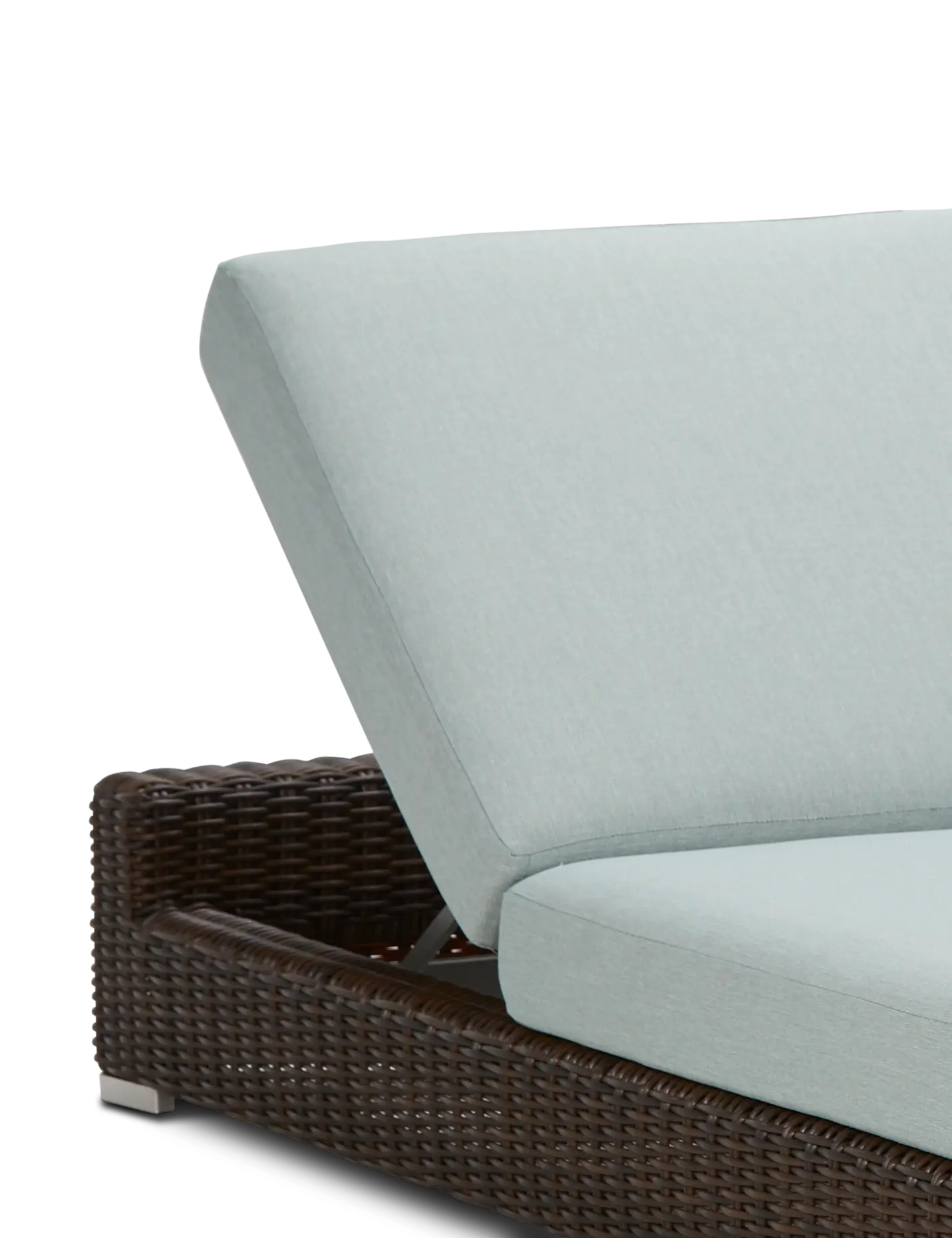 Southport Teal Woven Cushioned Chaise Southport Teal Woven Cushioned Chaise