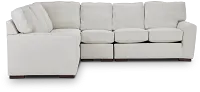 Austin White Fabric Medium Two-arm Sectional
