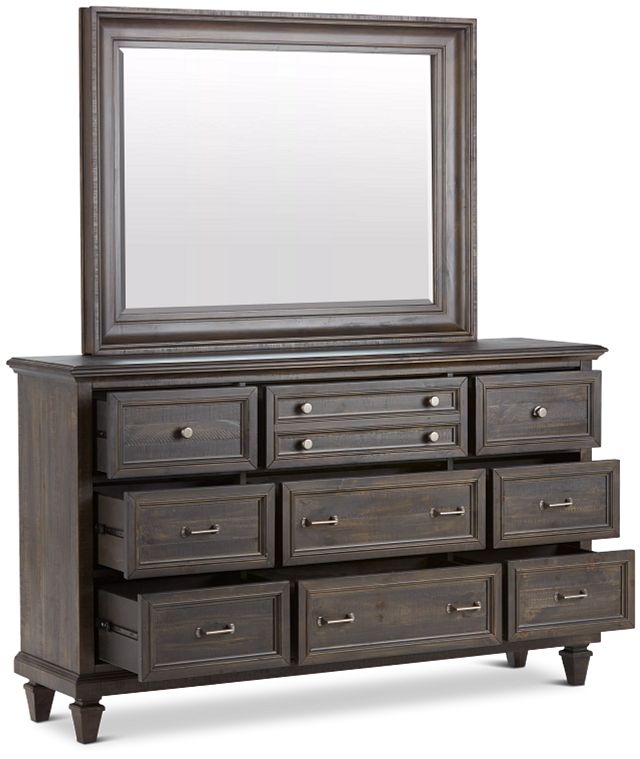 Sonoma Dark Tone Dresser & Mirror
