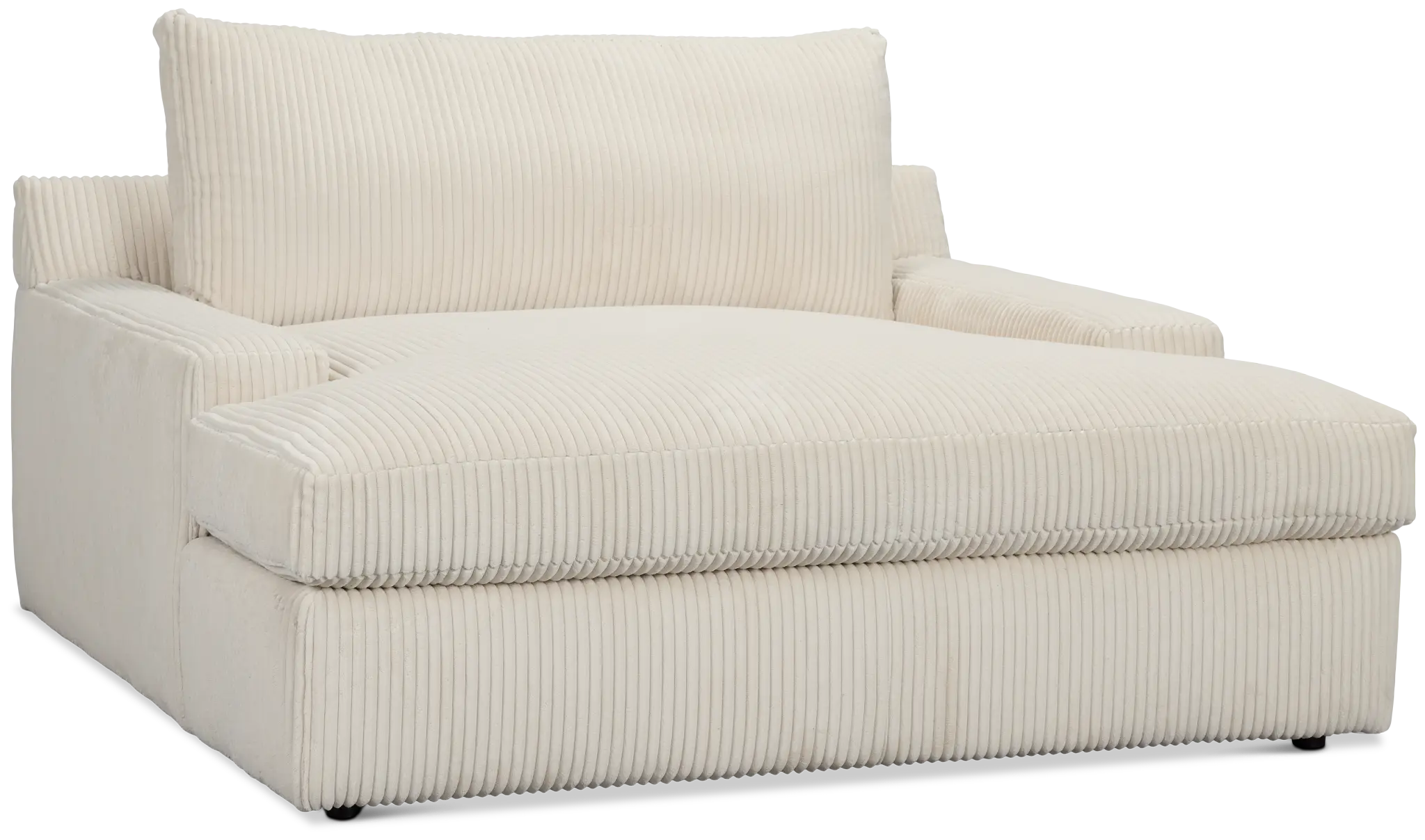 Charlie Ivory Fabric Chaise Charlie Ivory Fabric Chaise