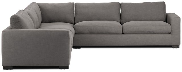 Bohan Dark Gray Fabric Large Two-arm Sectional (3)