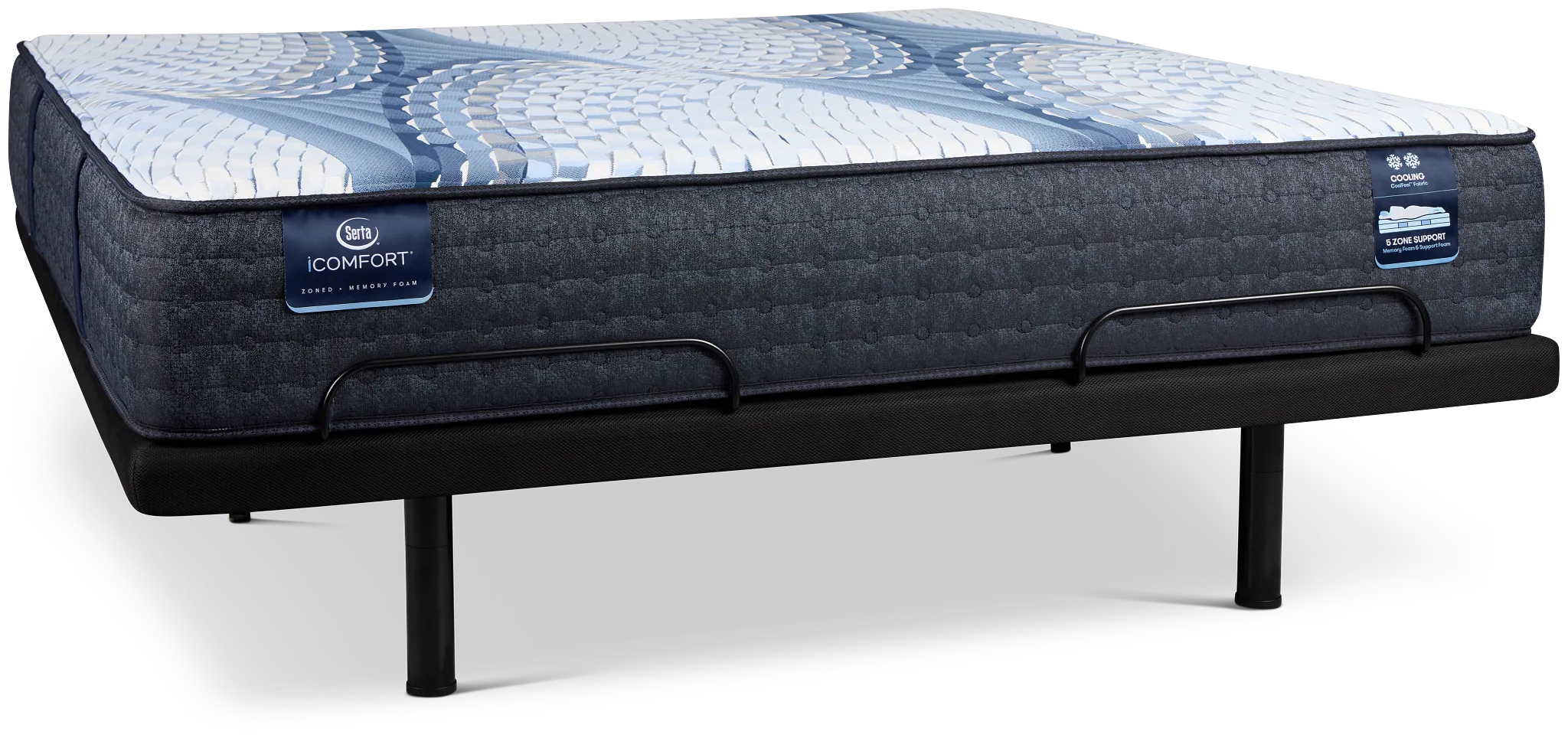 Serta Icomfort Iona Medium Elite Adjustable Mattress Set