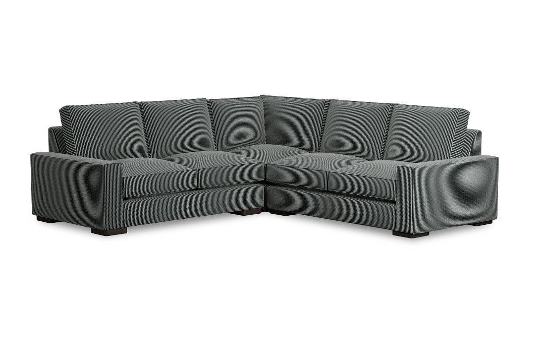 Edgewater Lucy Navy Small Two-arm Sectional