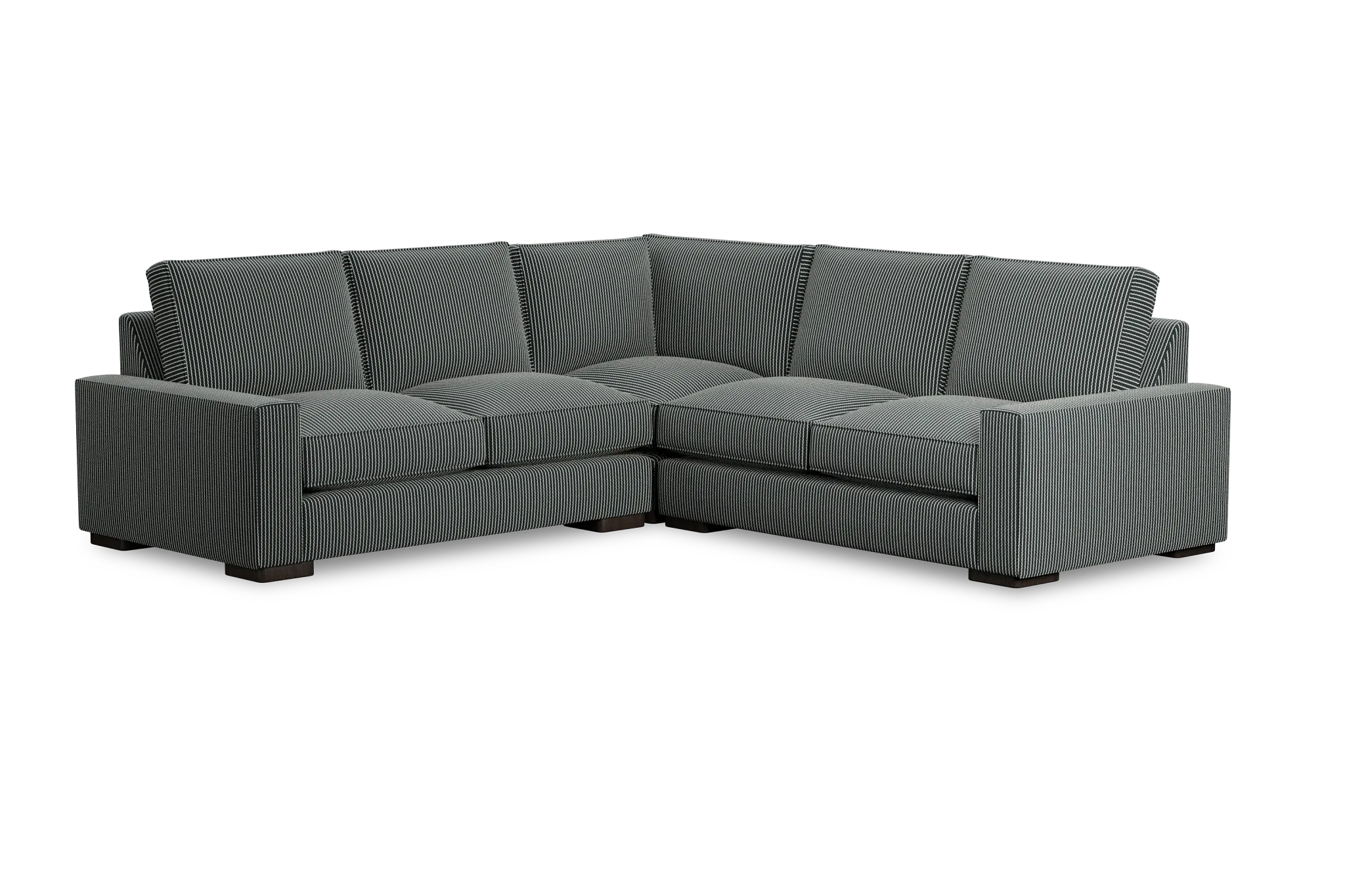 Edgewater Lucy Navy Small Two-arm Sectional