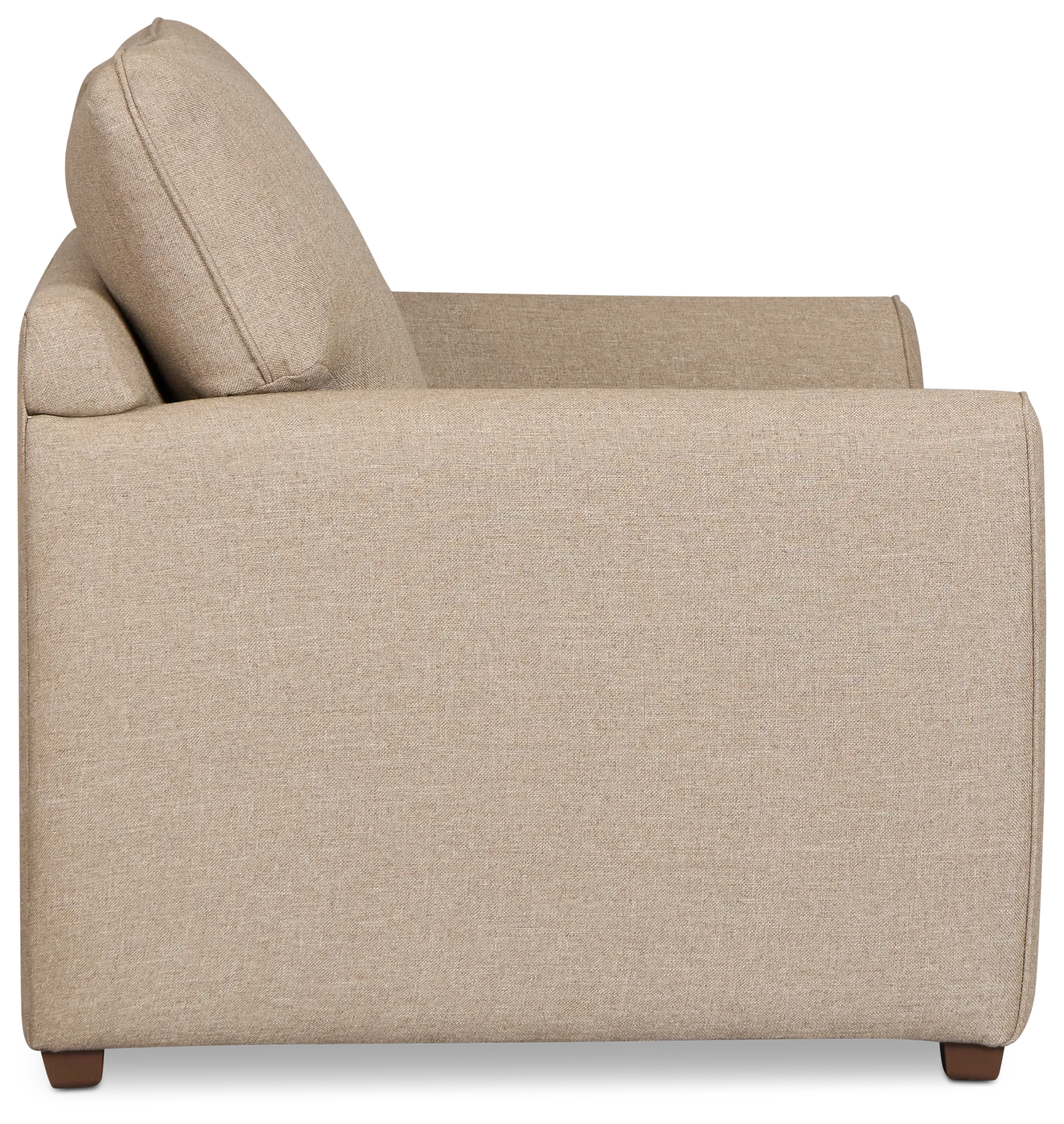 Tate Brown Fabric Loveseat