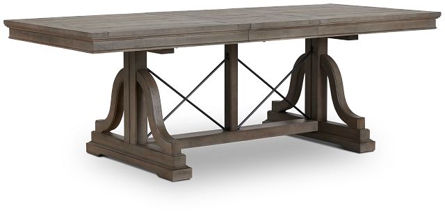 Heron Cove Light Tone Trestle Table