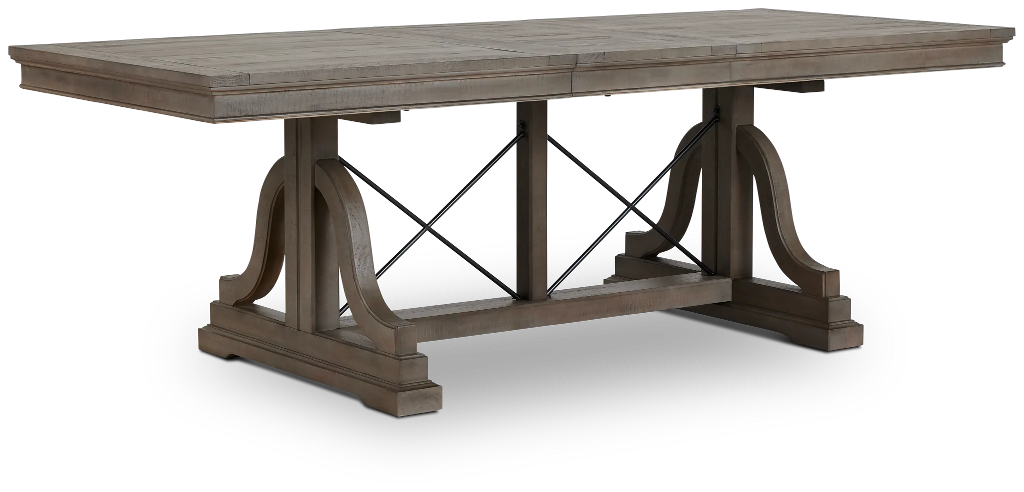 Heron Cove Light Tone Trestle Table
