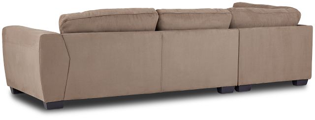 Perry Dark Taupe Micro Left Chaise Sectional