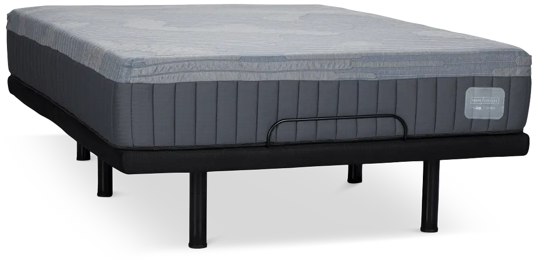 Kevin Charles By Sealy Hybrid Plush Deluxe Adjustable Mattress Set Kevin Charles By Sealy Hybrid Plush Deluxe Adjustable Mattress Set