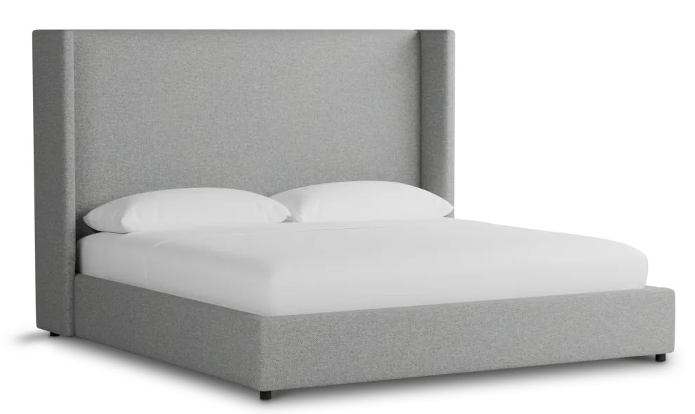 Captiva Suave White 60" Upholstered Shelter Bed