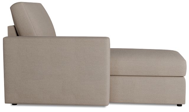 Citymod Beige Fabric Left Chaise