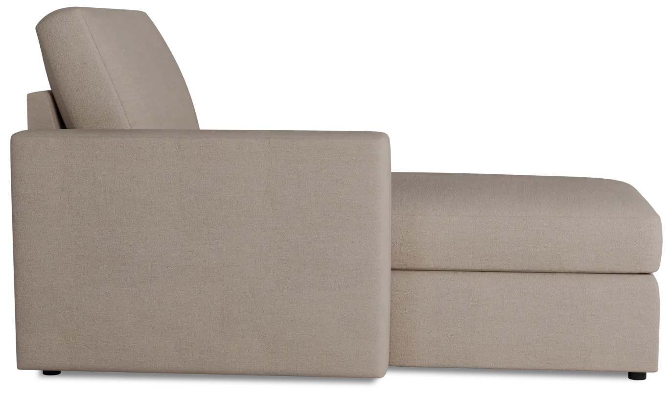 Citymod Beige Fabric Left Chaise