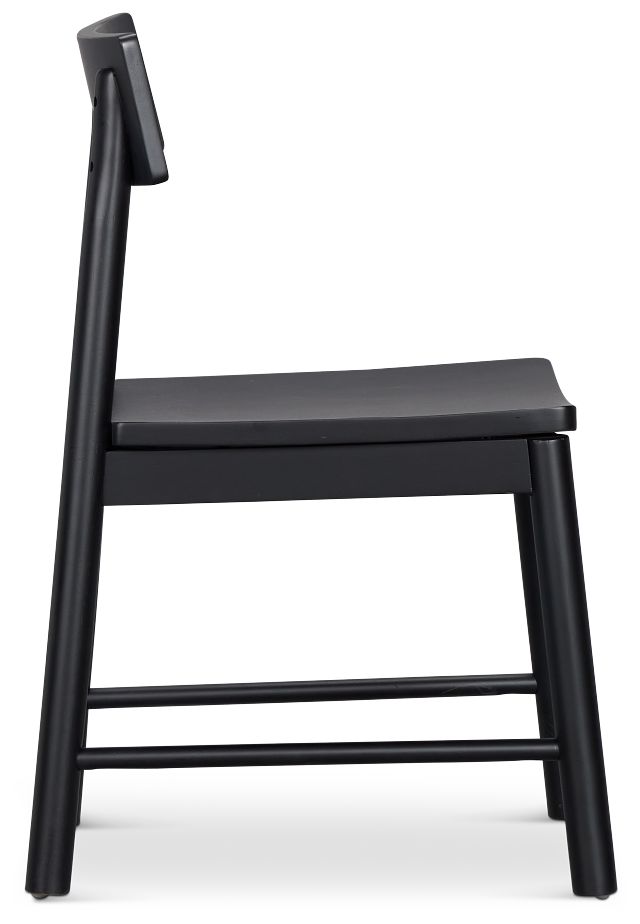 Highland Black Wood Side Chair