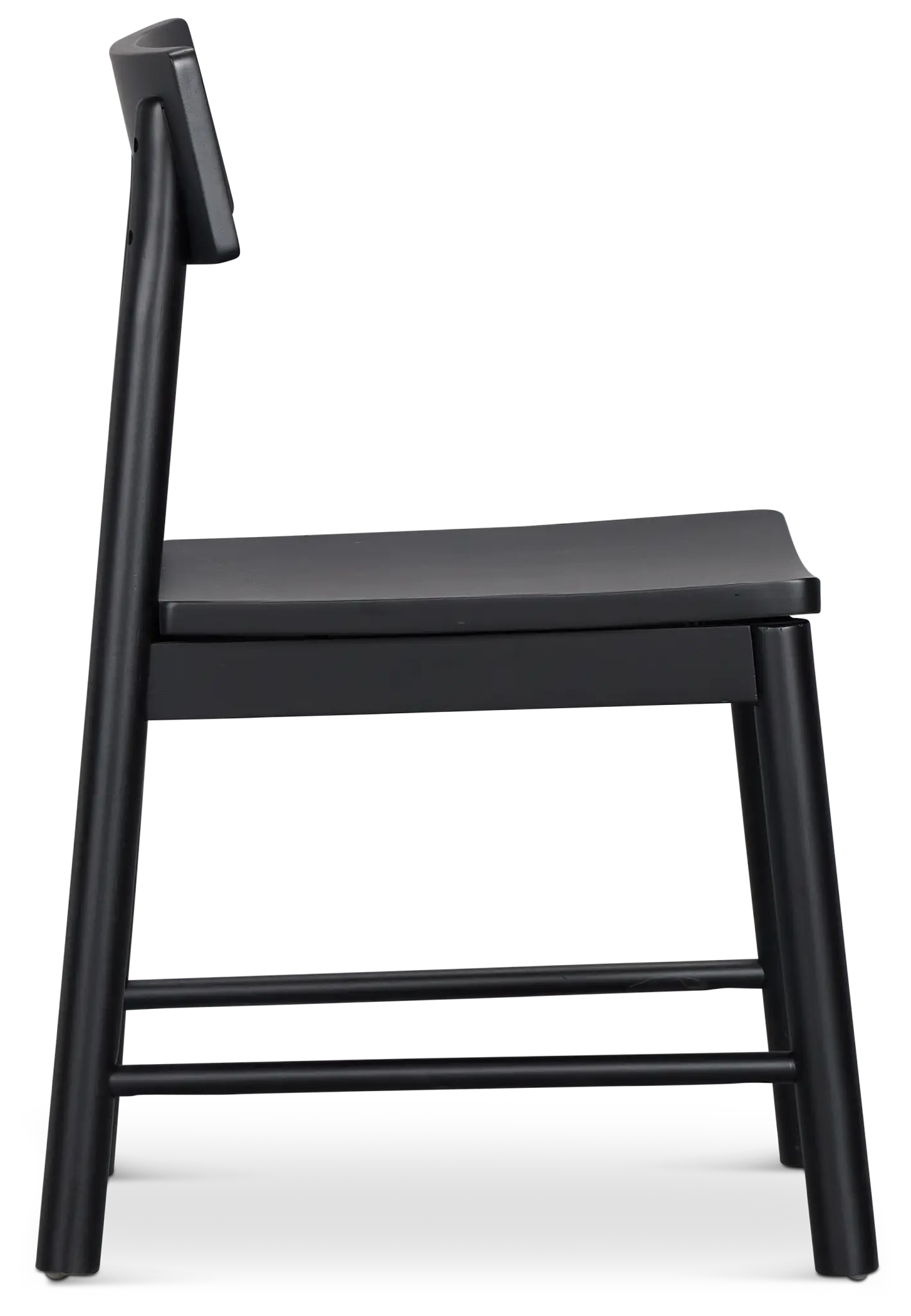 Highland Black Wood Side Chair Highland Black Wood Side Chair