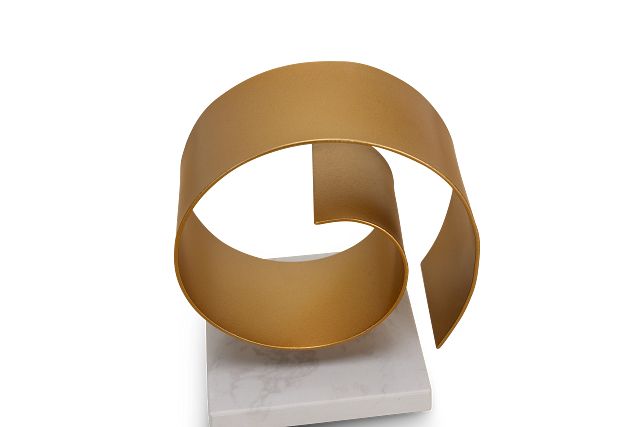 Gavin Gold Marble Sculpture