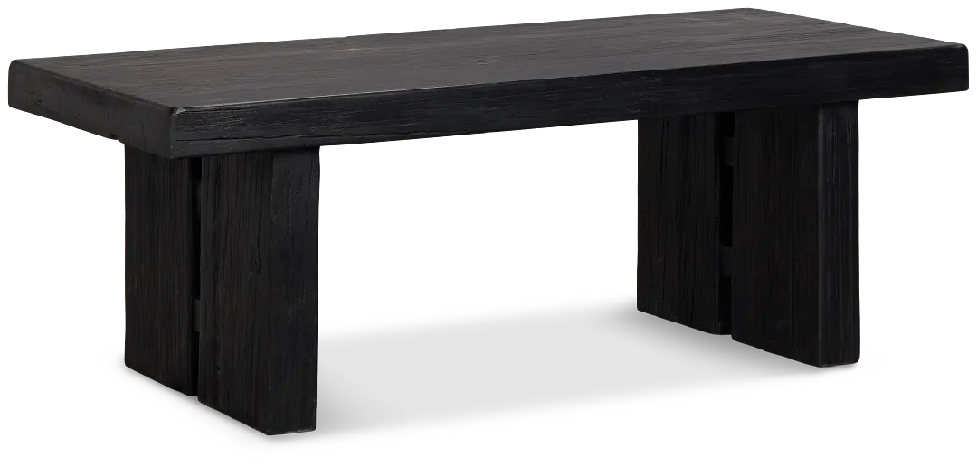 Ronan Black Rectangular Coffee Table