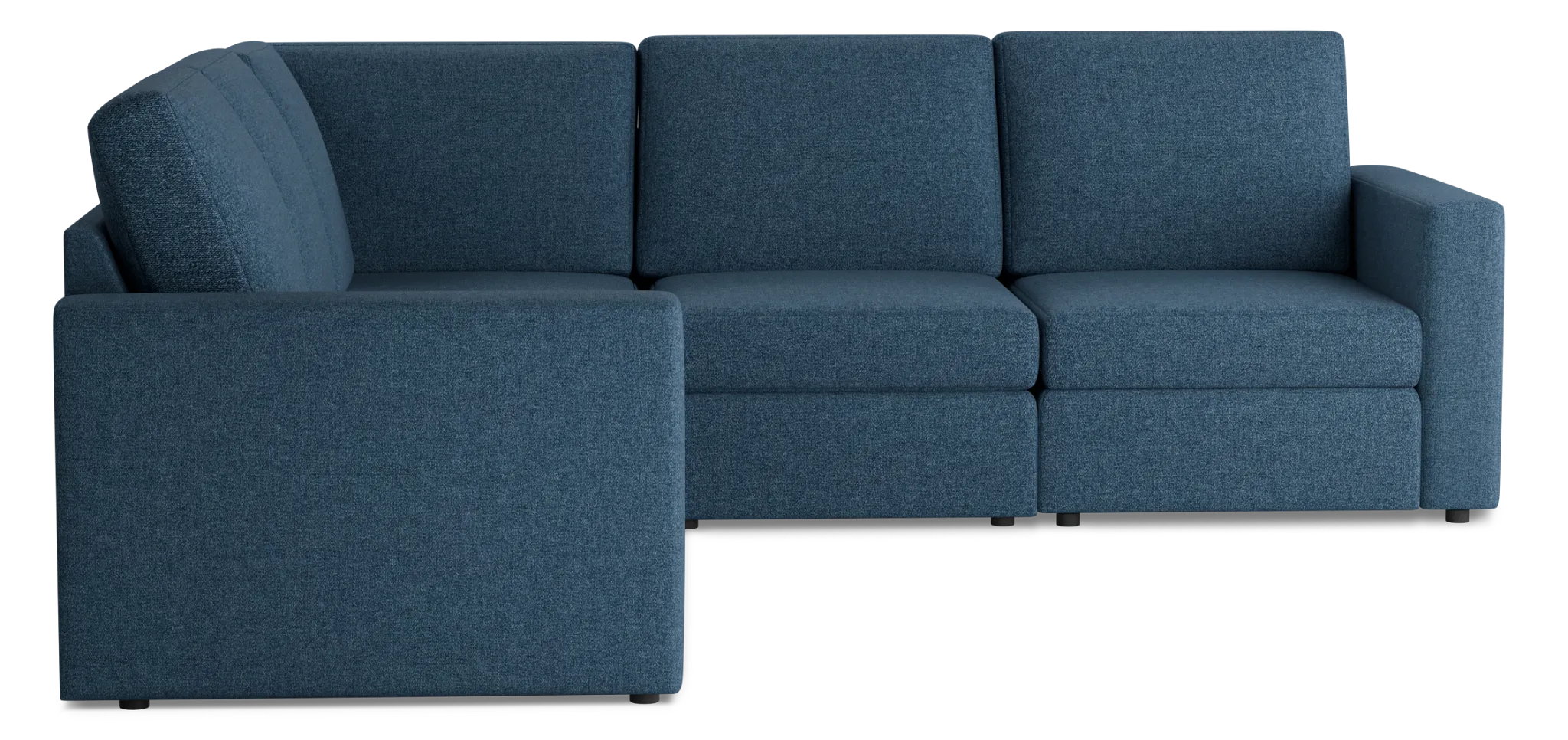 Citymod Blue Fabric Small Two-arm Sectional