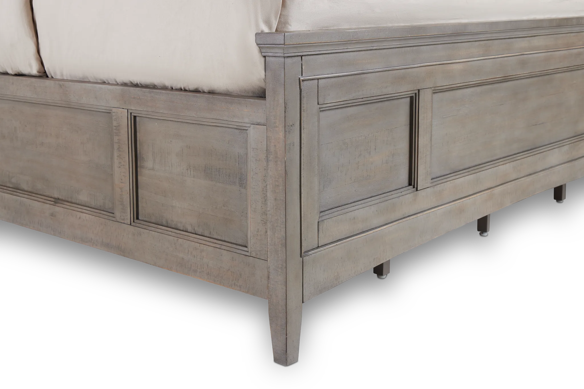 Heron Cove Light Tone Panel Bed