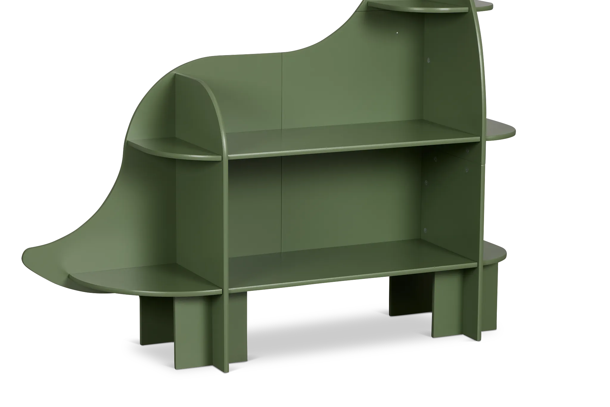 Dinosaur Green Storage Bookcase