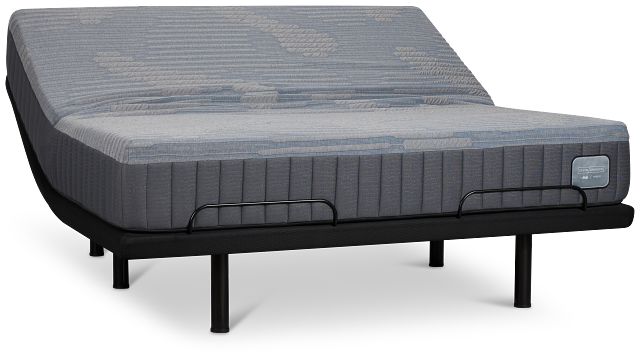 Kevin Charles By Sealy Hybrid Medium Deluxe Adjustable Mattress Set