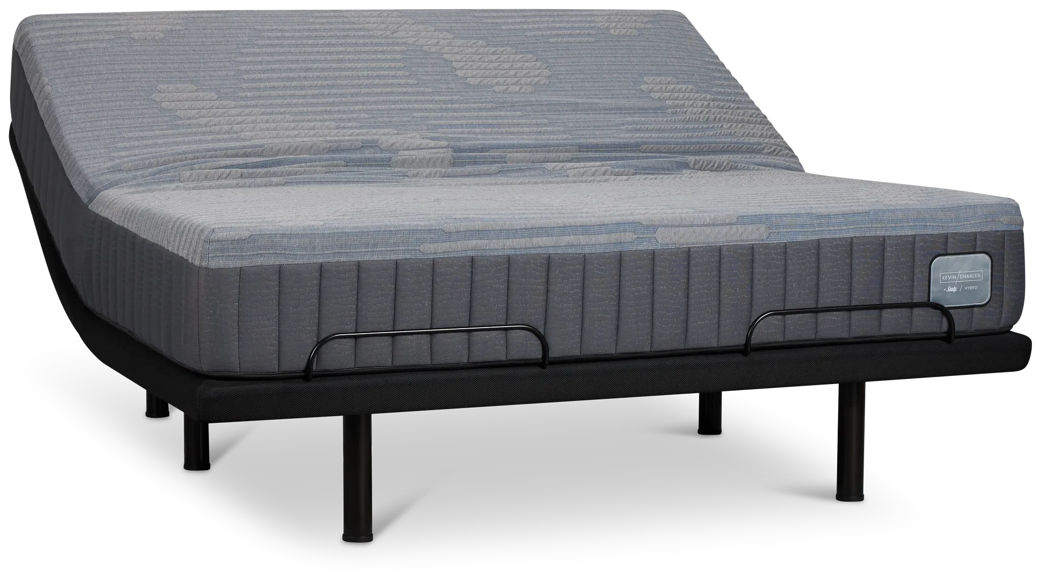 Kevin Charles By Sealy Hybrid Medium Deluxe Adjustable Mattress Set