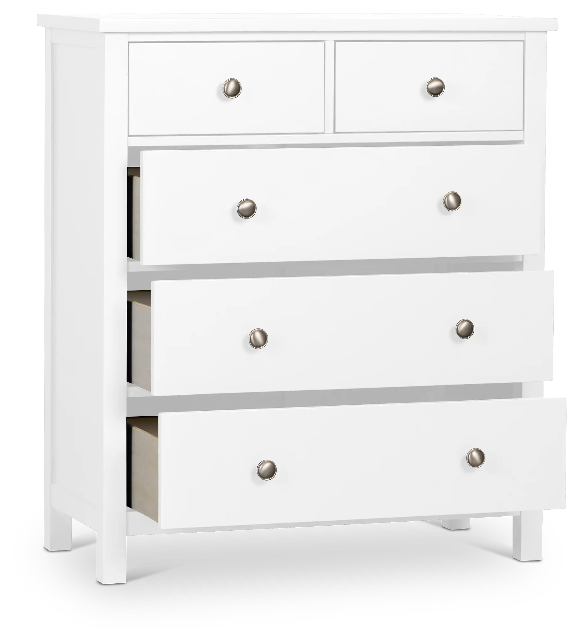 Charleston White 5-drawer Chest Charleston White 5-drawer Chest