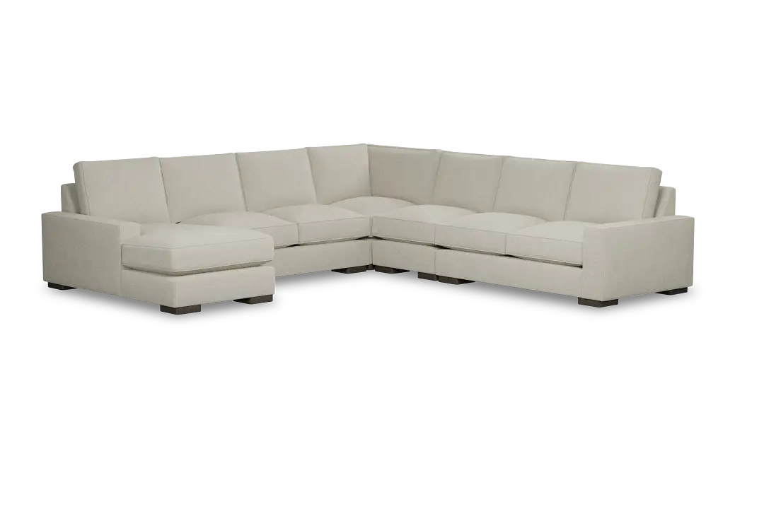 Edgewater Suave Beige Large Left Chaise Sectional Edgewater Suave Beige Large Left Chaise Sectional