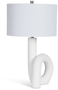 Watts White Table Lamp