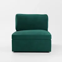 Destin Joya Green Velvet Swivel Chair