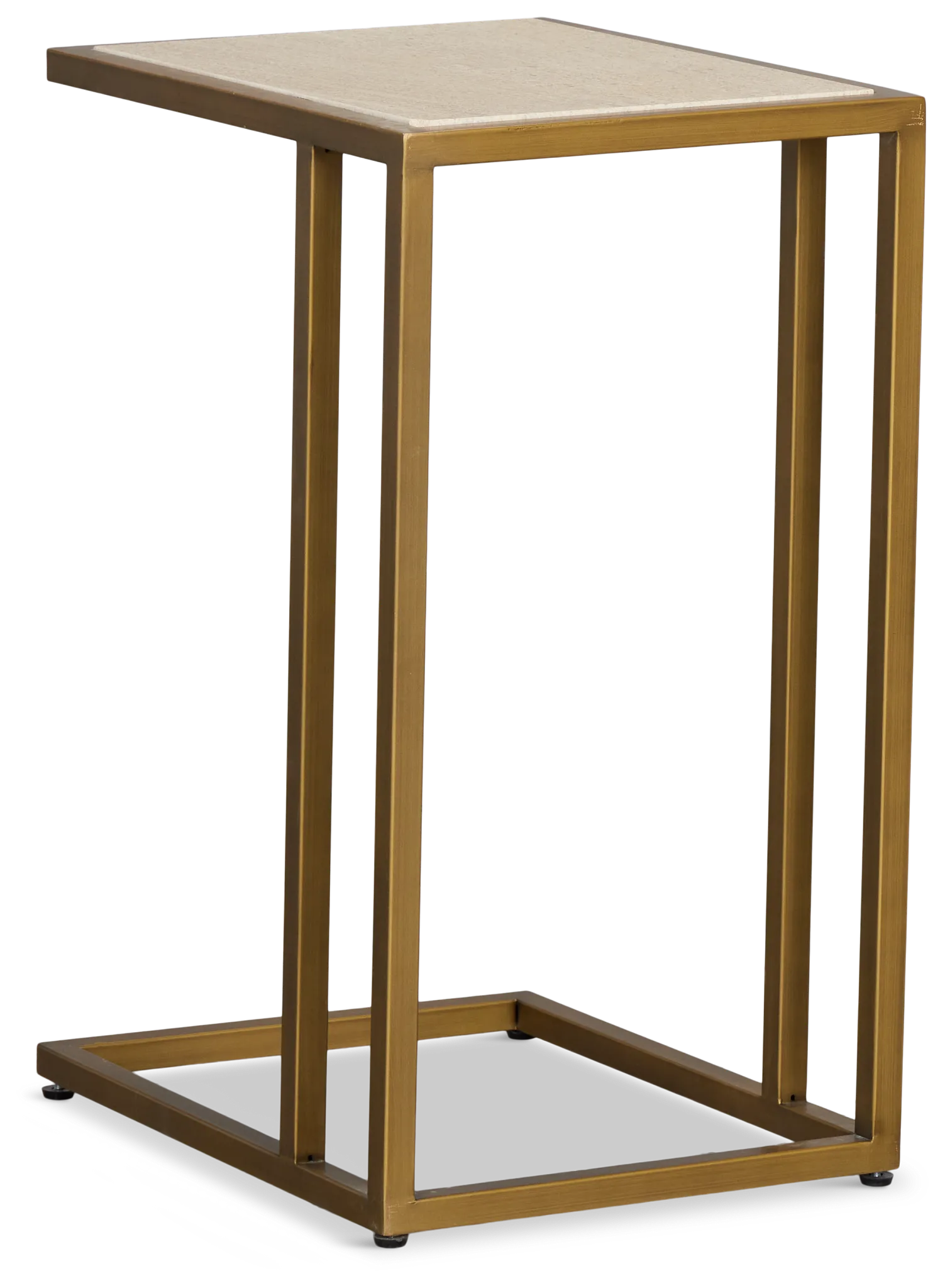 Lukar Gold Square End Table