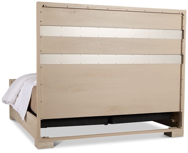 Miramar Light Tone Panel Bed