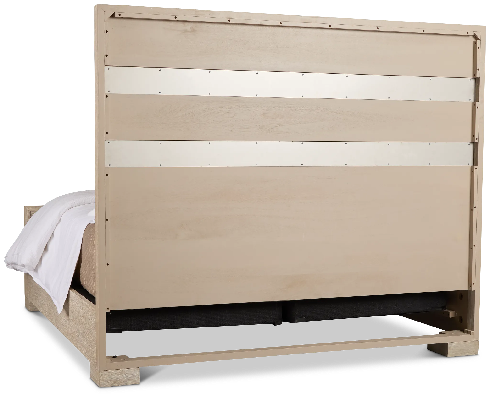 Miramar Light Tone Panel Bed