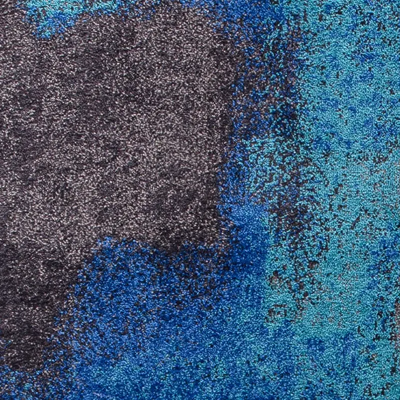 BLUE Unison Blue 5x8 Area Rug