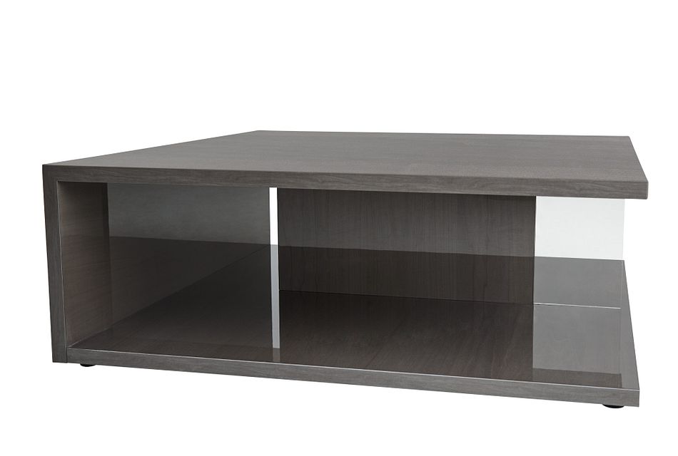 Athena Dark Gray Square Coffee Table