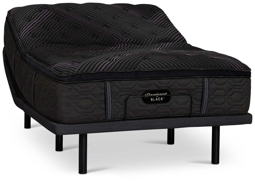 Beautyrest Black Series Two Medium Baselogic Platinum Adjustable Base Mattress Set