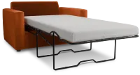 Siesta Joya Orange Fabric Memory Foam Sleeper