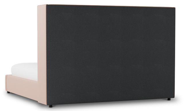 Captiva Joya Light Pink 60" Upholstered Shelter Bed