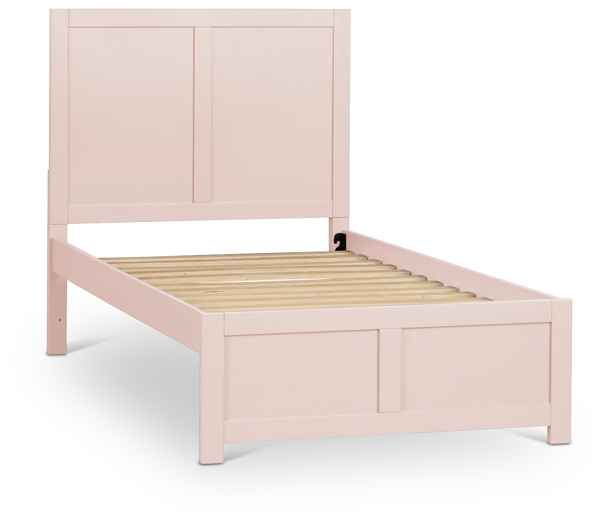 Charleston Pink Panel Bed
