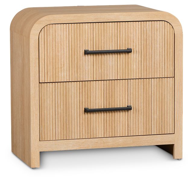 Lyndie Light Tone 2-drawer Nightstand