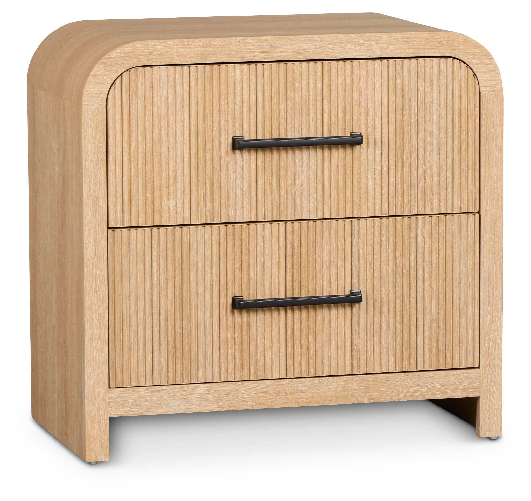 Lyndie Light Tone 2-drawer Nightstand