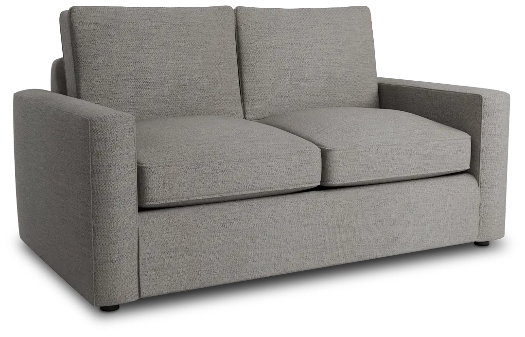 Siesta Maguire Pewter Fabric Loveseat