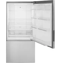 Ge 17 Series Stainless Steel Bottom Freezer Refrigerator