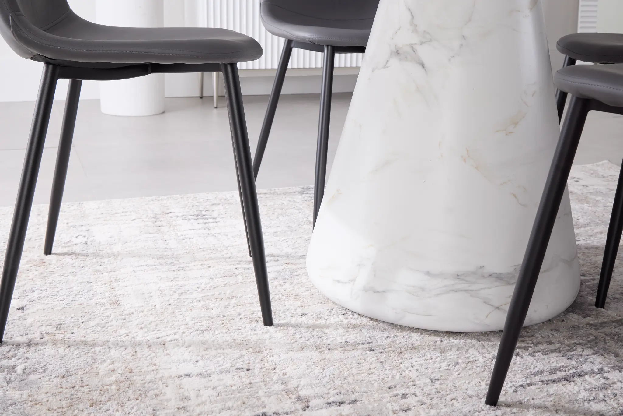 Merrick White Round Table Merrick White Round Table