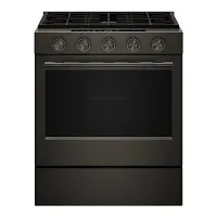 Kitchenaid 530 Series Black Gas Range