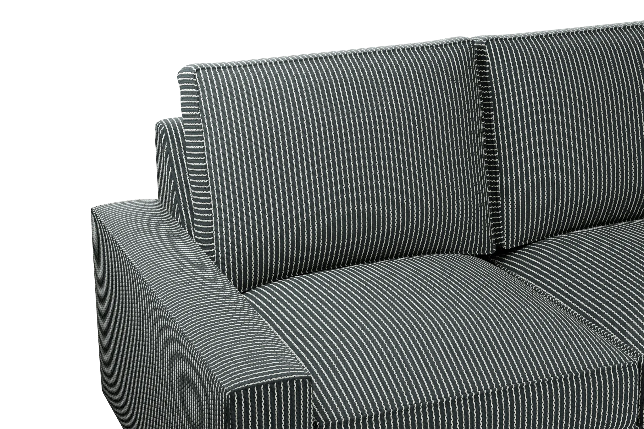 Edgewater Lucy Navy Small Two-arm Sectional