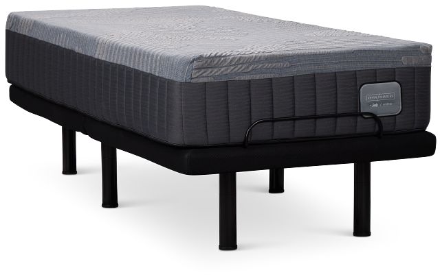 Kevin Charles By Sealy Hybrid Medium Deluxe Adjustable Mattress Set